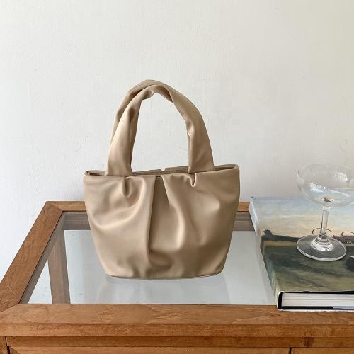 Autumn New Simple Style Wrist Bag Soft PU Leather Magnetic Buckle Handbag Mini Luxury Design Handbag Women