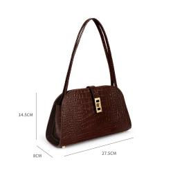 Wholesale Custom Ladies Crossbody Bag Leather Women Handbag Pu Leather Crossbody Sling Ladies Shoulder Bag