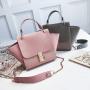 2024 New Stone Pattern Chain Portable Shoulder Bag Korean Version Messenger Wing Bag Bucket Zipper Bag With Lock