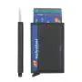 High Quality Leather Automatic Pop Up Wallet RFID Pop Up Wallet Metal Credit Card Holder Slim Credit Card Holder