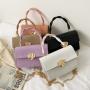 Popular Purses Pu Leather Messenger Shoulder Bag Single Shoulder Messenger Bag Handbag for Women
