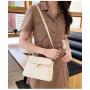 ZF010 Women's New Fashion PU Polyester Handbag Explosive Waterproof Travel Zipper Crossbody Bag Simple Texture Shoulder Bag