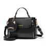 Luxury PU Leather Designer Handbag for Women High Quality Crossbody Shoulder Bag Zipper Closure Two Straps New Fashion Style