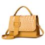 OEM Low MOQ Handbag Custom logo I speak Fluent French Vegan Leather PU Fashion Ladies Handbags 2022 Totes