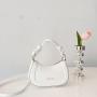 Popular and fashionable versatile solid color knotted handbag, new style of Korean version bag for women in autumn and winter