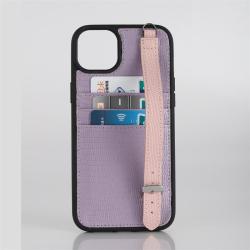 Custom Newest Luxury Brand Leather Mobile Phone Cases Cover With Credit Card Slots Holders Strap Crossbody For Iphone 14 Pro Max