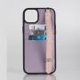 Custom Newest Luxury Brand Leather Mobile Phone Cases Cover With Credit Card Slots Holders Strap Crossbody For Iphone 14 Pro Max