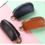 ZR236 Men's Car Key Bag Large Capacity Multi-function Soft Leather Women's Small Wallet Mini Handbag