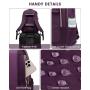 LOVEVOOK Custom 2023 trendy business waterproof nylon USB backpacks college travel  tear-resistant smart laptop backpack unisex