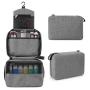 Gelory Hanging Travel Toiletry Bag Portable Waterproof Bag Bathroom and Shower Organizer Kit