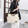 2024 new renaissance shoulder bag women's multipurpose portable canvas men's couple large capacity crossbar bag