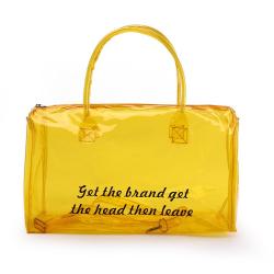Fast Delivery Duffle Bag Travel Luggage Personalisation Waterproof PVC over night Gym Beach Shopping Clear Duffle Tote Bag