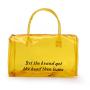 Fast Delivery Duffle Bag Travel Luggage Personalisation Waterproof PVC over night Gym Beach Shopping Clear Duffle Tote Bag