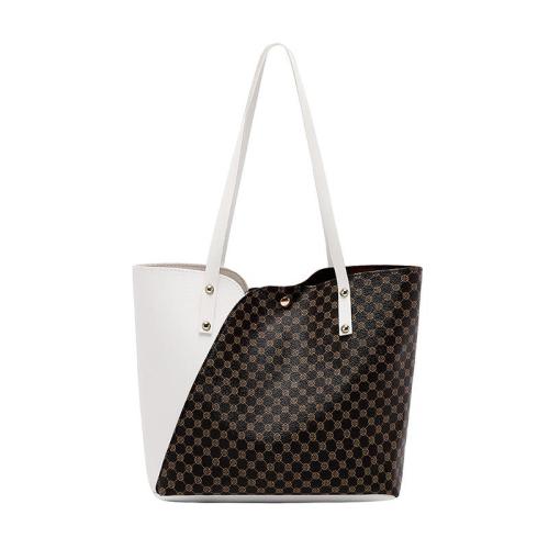 2024 Fashion Portable Women's Tote Bag with Single Chain Decoration Lady Style Handbag for Shopping Foreign Trade