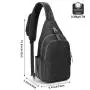KBW501 Free Sling Bag RFID Blocking Sling Backpack Crossbody Bag Daypack for Hiking Travel Outdoor Sports Men Bag