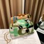 New Fashion Versatile Plush and Western Style Contrast Color Single Shoulder Crossbody Bag