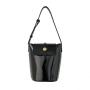 2024 New Designer High Quality Glossy PU Leather Shoulder Bag Luxury Fashion Handbags Simplicity Leather Bucket Bags for Women
