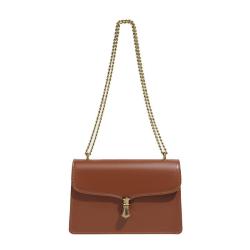 2024 Custom Vegan Leather Crossbody Bag For Women Luxury With Fashion Button Chain