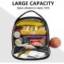 Gelory Custom Logo Women Lunch Bento Box Insulated Thermal Tote Lunch Cooler Bags For Work Office School Picnic