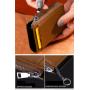 Custom Logo Luxury Leather Slim Wallet Credit Card Holder