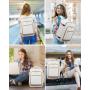 LOVEVOOK high quality large 40L carry on flight approved bags women men custom expandable travel laptop backpack for business