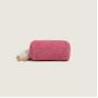 2024 Custom Faux Fur Barrel Bag Handbag For Women Ladies Charm Sherpa Purse