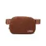 Vietnam Factory Customized Winter Fleece Waist Pouch Workout Running Travelling Hiking Cute Waist Bags Sherpa Belt Bag