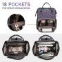 LOVEVOOK gorgeous overnight backpacks fashion bookbags large capacity geometric luminous travel laptop backpacks for women girls