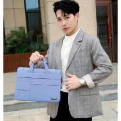 ZWY004 Lightweight Business Laptop Bag 15 Inch Waterproof Wear-resistant Oxford  Briefcase Fashion Simple Business Laptop Bag