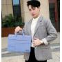 ZWY004 Lightweight Business Laptop Bag 15 Inch Waterproof Wear-resistant Oxford  Briefcase Fashion Simple Business Laptop Bag