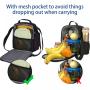 Mini Blank Polyester Insulated Neoprene Sublimation Lunch Bag With Shoulder Strap