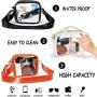ZR939 Hot Sale Clear Chest Bag Transparent PVC Shoulder Crossbody Waterproof Security Check Shopping Beach Bag Outdoor Travel