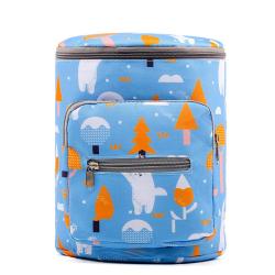 HR307 Hot Selling New Cylinder Stroller Fashionable Storage Bag Portable Lightweight Mommy Storage Bag Hanging Waterproof Bag