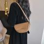 Hot selling design vintage saddle bag custom logo 2024 new trendy shoulder messenger bag versatile single crossbody bag