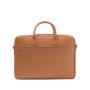 Custom Messenger Bag Satchel With Metal Zippers Premium Slim 16" Business Briefcase Tablet Bag Leather Laptop Bag