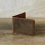 Custom Crazy Horse Men Card Holder Wallet Bifold Genuine Leather Carteras Mujer High Quality Cartera De Hombre