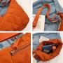 CHANGRONG Custom fashion lightweight cotton padded soft puffy quilted poofy tote bag Puffer Shoulder Bag