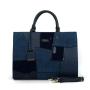 Women's Pu Shoulder Leather Bag  European Retro Stitched Bucket Bag  Tote Luxury Handbag For ladies bolsas para mujer