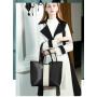 OEM ODM Custom Logo Luxury Women'S Genuine Leather Handbags And Purses Large Top Handle Woman Tote Shoulder Bag