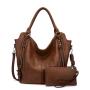 LOVEVOOK Realer wholesale top sale ladies shoulder bag Large 2 pieces set handbag Ladies Hobo bag Bucket Purse women hand bags