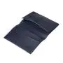 Full grain leather name card case bifold leather credit card case for men