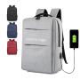 Gelory Customized Logo Laptop Computer Bag Large Capacity Men's Laptop Backpack With USB Charger Port
