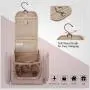 Custom Fashion Hanging Toiletry Bag Large Capacity Travel Cosmetic Accessories Makeup Bag with Logo