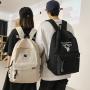 ZR292 New School Bag Student Backpack Lightweight Oxford Cloth Unisex  Large Capacity Simple Travel Bag Backpack