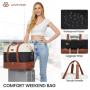 LOVEVOOK 30L Weekender Bag, Large Travel Duffel Bag for Women with 2 Packing Cubes, Carry on Overnight Bag with Shoe Compartment