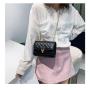 Factory Brand Korean Versatile Lingge Chain Bag Fashion Y-Lock Small Square Bag Single Shoulder Crossbody Bags by Manufacturer