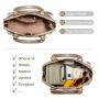 LOVEVOOK Fashion Shiny Patent Leather Handbags Crossbody Shoulder Bags Satchel Purses Top Handle Stylish Wedding Bags for Women