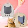 PE027 Hot Sell Cat bag Portable Pet Backpack Breathable Large Capacity Pet Travel Carriers New Fashion Pet Travel Bag