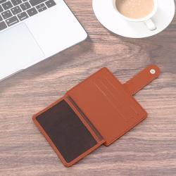 Slim Wallet Leather Bifold RFID Blocking Credit Card Holder Keychain Zipper Coin Pocket ID Window for Women Wallet