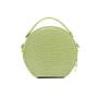 2024 Wholesale Round Handbags Ladies Crocodile Vegan Leather Hand Bags Women Shoulder Crossbody Bag